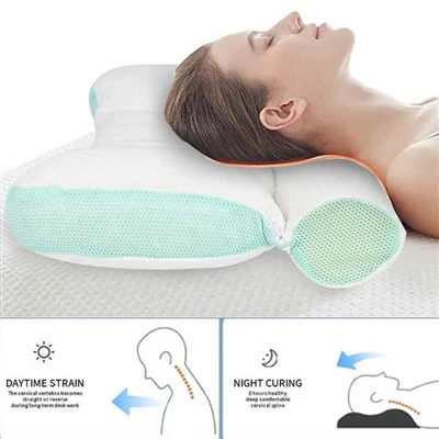 Vändbar Cool Gel och Memory Foam Sängkudde